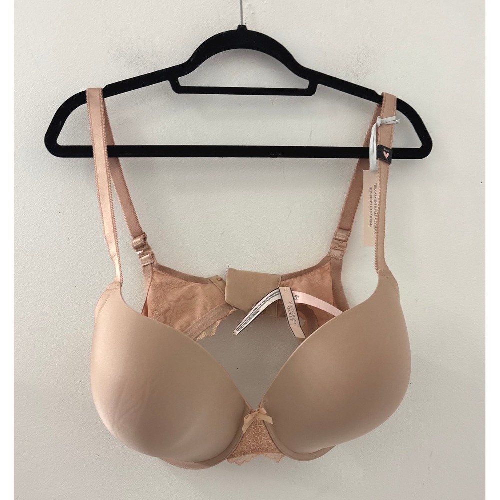 NWT Victoria's Secret Tan Perfect Coverage Coverage Adjustable Bra Size 40DDD